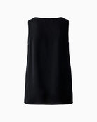 Oui black tank top flat lay detail – Áines Boutique