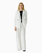 Oui Blazer in Off White front view