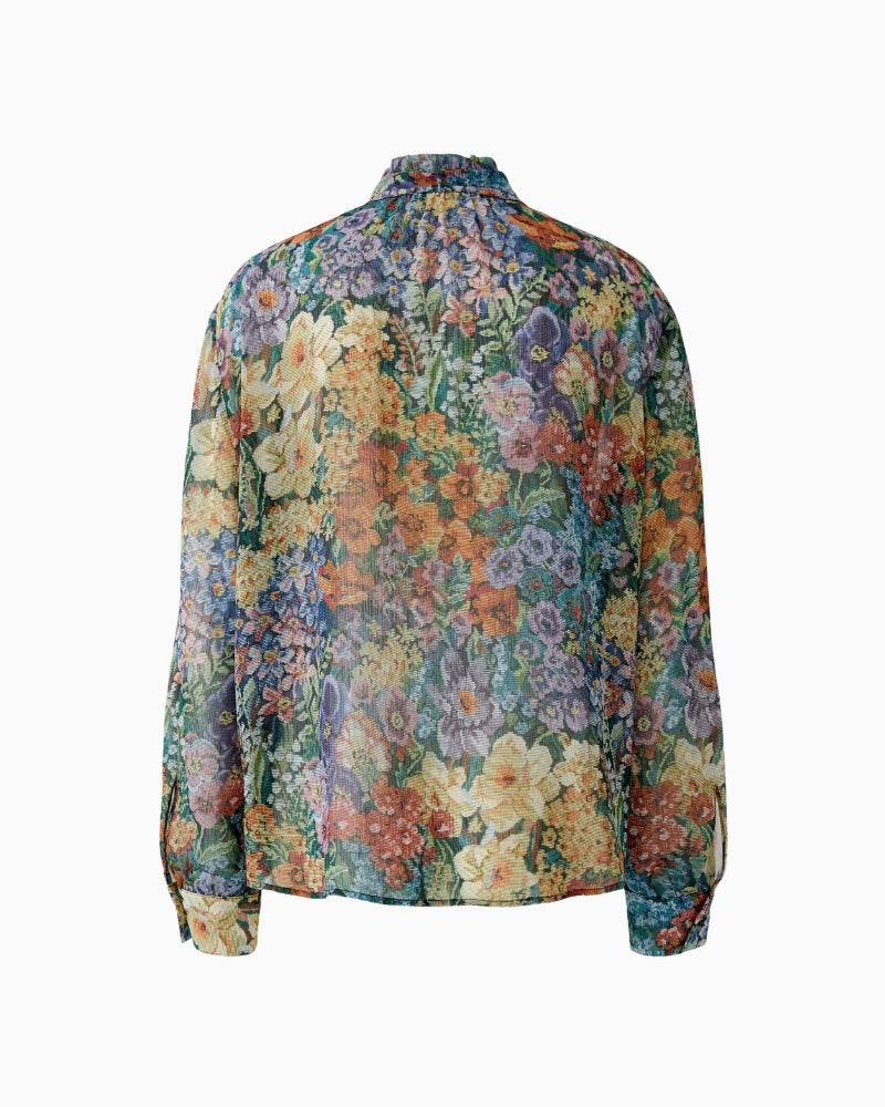 Oui Blouse in Multi back view