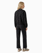 Oui Bomber Jacket in Leopard back view
