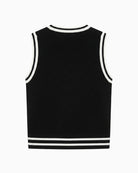 Oui Fellin Sassy Vest in black back view