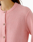 Oui Ilaya Cardigan in rose button detail