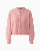Oui Ilaya Cardigan in rose outside seam detail