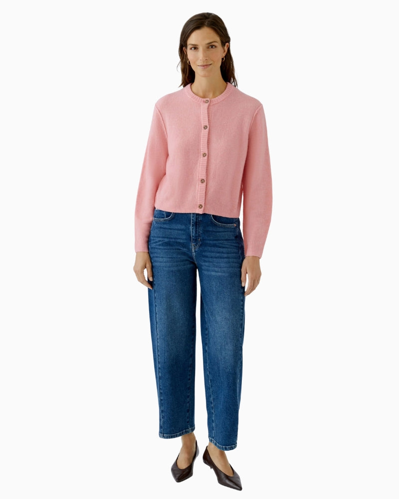 Oui Ilaya Cardigan in rose styled view