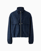 Oui Jacket in Navy front detail