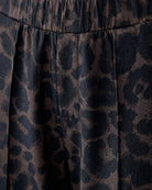 Oui Jogger in Leopard fabric details