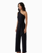 Oui Jumpsuit in black side view