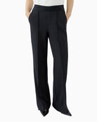 Oui LACY Pants in black front view