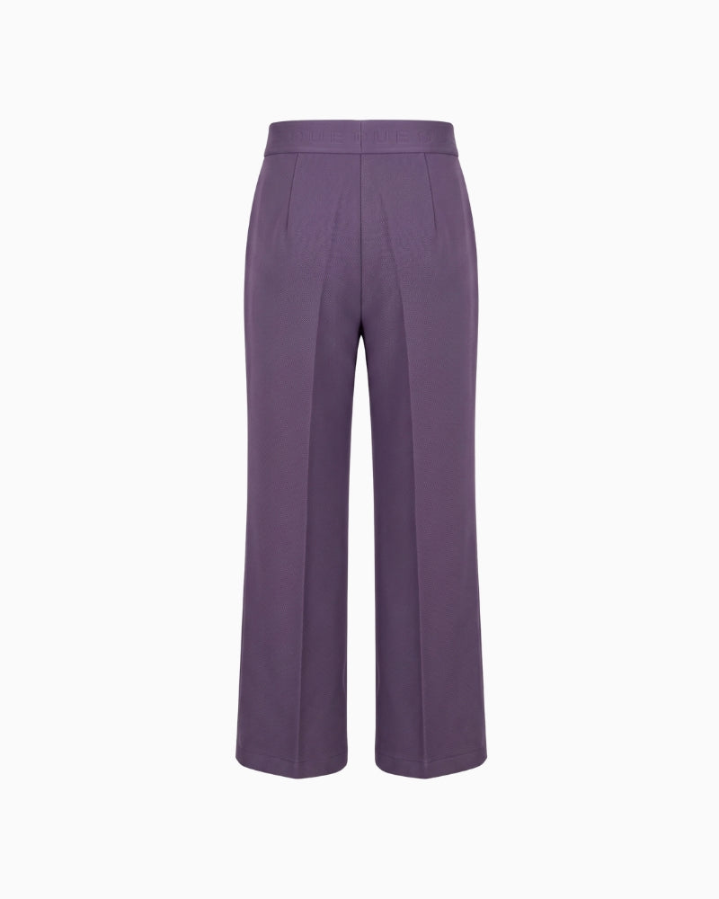 Oui Lacy Pants in Violet back view