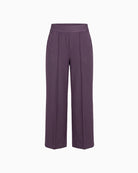 Oui Lacy Pants in Violet front view