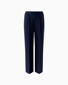 Oui Lacy Trousers in navy full-length view