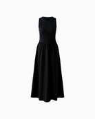 Oui Maxi Dress in black full-length front view