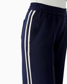 Detail of waistband and pocket stitching