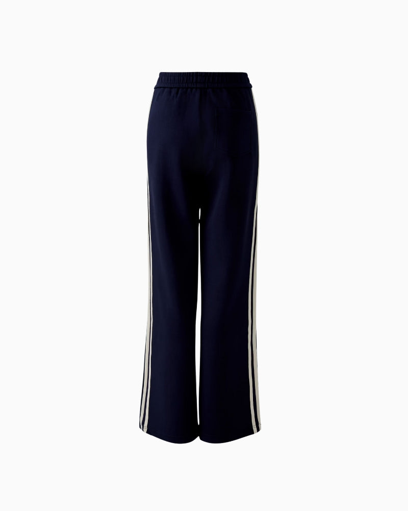 Full back of Oui Navy Slip-On Pants