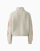 Oui Poloneck in Light Beige turtleneck and back slit detail