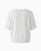 Oui Pullover Jumper white back view