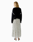 Oui Pullover in black back view