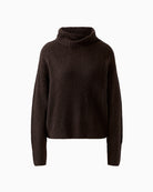 Oui Pullover in brown front view