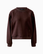 Oui Sweatshirt in brown front view