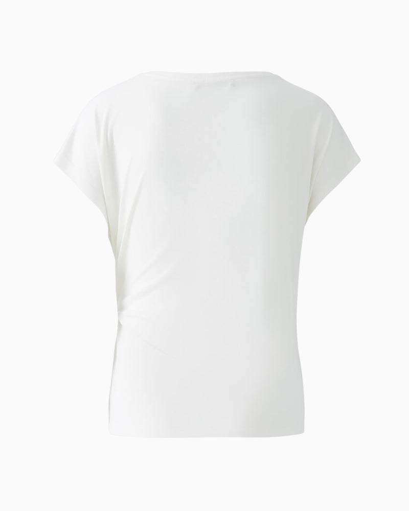 Oui T-Shirt in Cloud Dancer back view