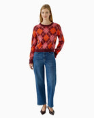 Oui The Barrel Jeans in denim styled view