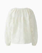 Oui Tunic Blouse in Off White back view
