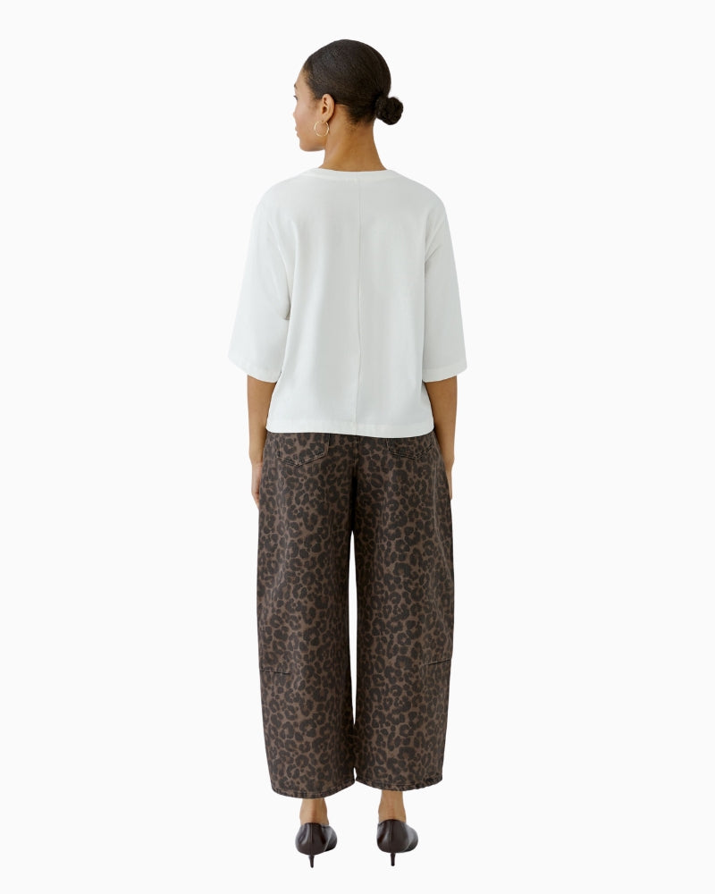 Oui Wild T-Shirt in Off White back view