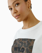 Oui Wild T-Shirt in Off White side view