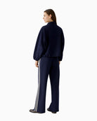Back view of scuba-style Oui jacket showing relaxed fit