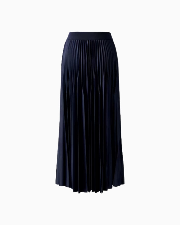 Texture detail of coated polyester pleats with gentle shine