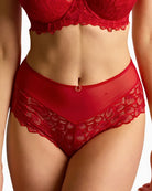 Panache Allure deep brief True Red front view – Áines Boutique