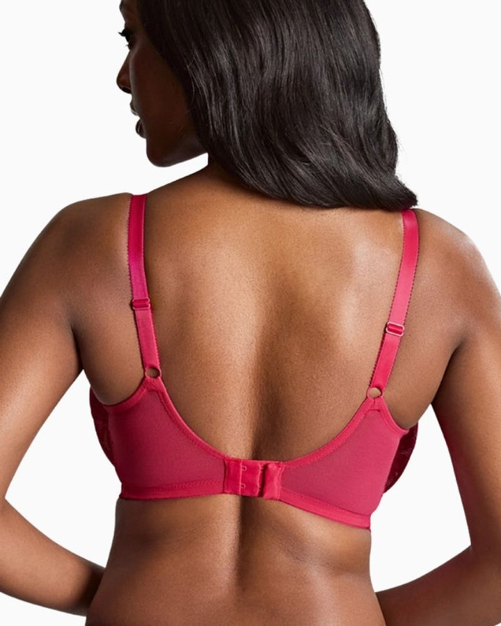 Back view of Panache Allure Full Cup Bra with supportive power mesh wings