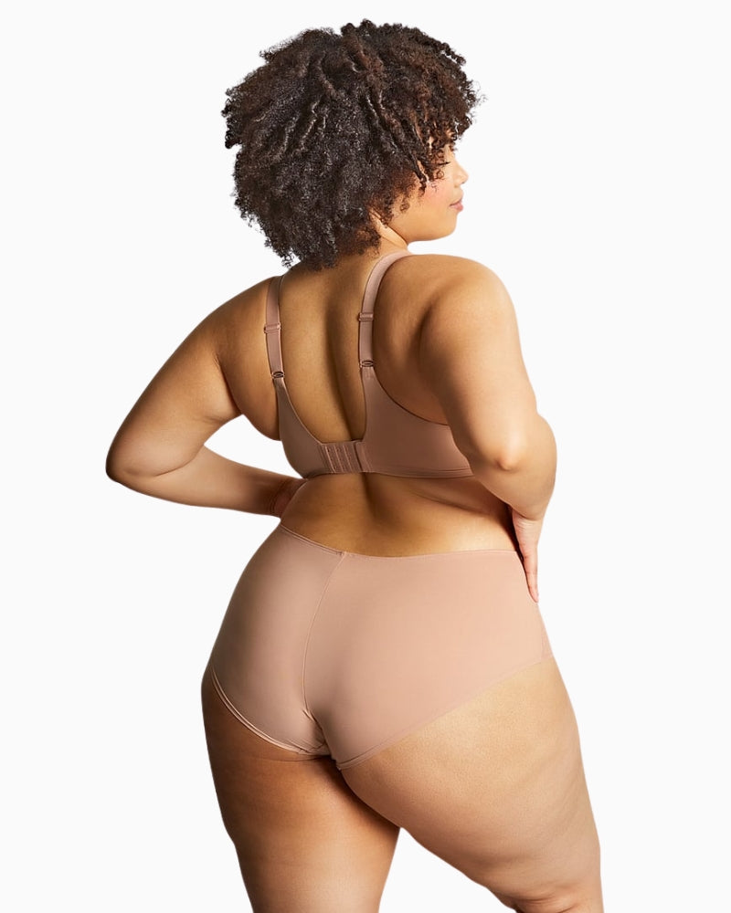 Panache Bliss deep brief hazel back view product – Áines Boutique