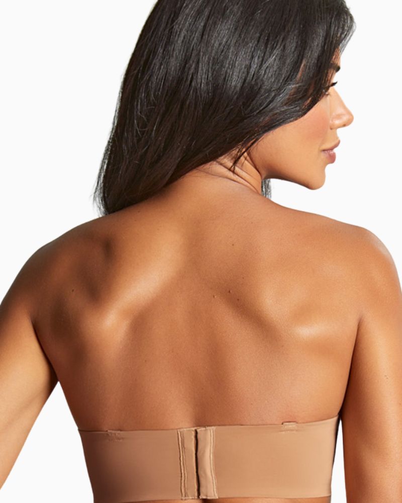 Back Supportive strapless bra from Panache with clean finish and seamless look

