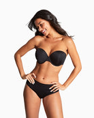 Panache Porcelain Elan strapless bra in black with moulded cups