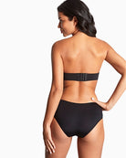 Back view of Panache strapless bra showing mesh wings and hook closure