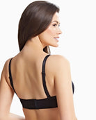 Convertible black strapless bra with seamless finish under clothes