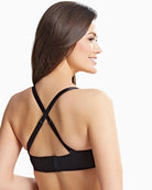 Convertible black strapless bra with seamless finish under clothes