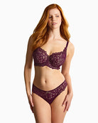 Panache Allure Full Cup Bra in Red Plum front view