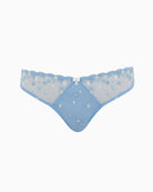 Panache Blossom Brazilian Brief in baby blue sheer mesh detail