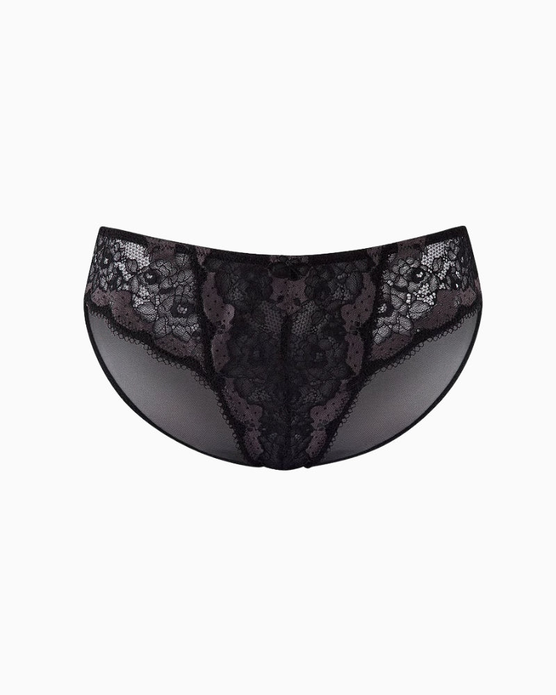 Panache Clara Brief in Black lace detail