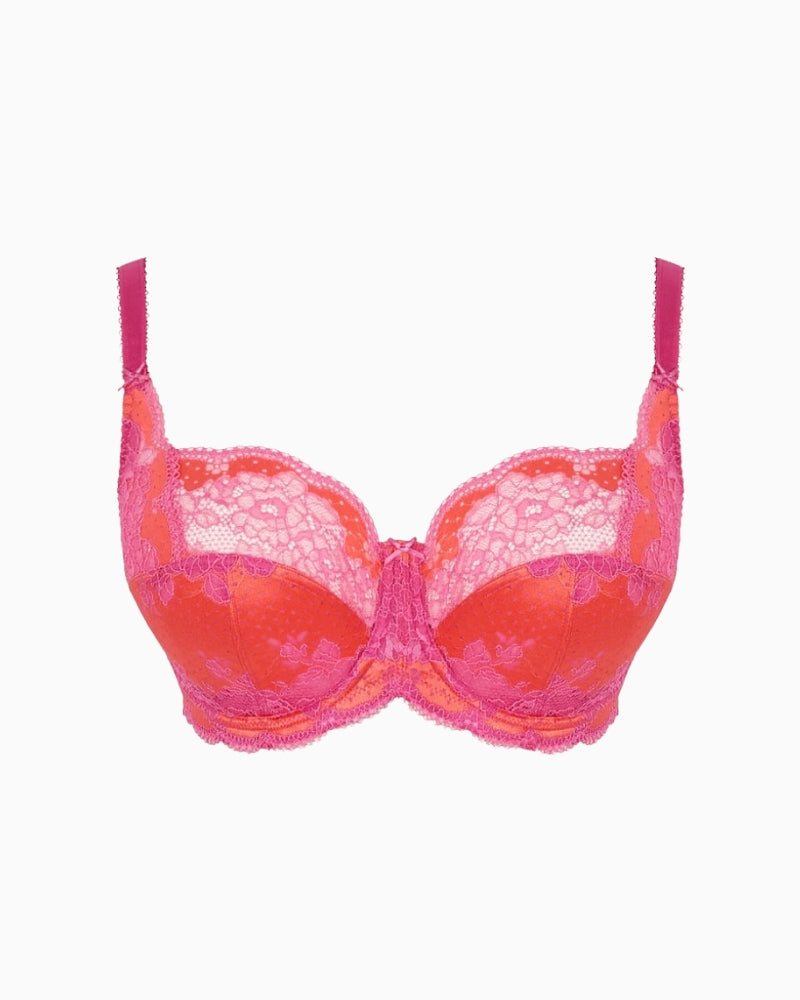 Panache Clara full cup bra Pink Papaya front view – Áines Boutique
