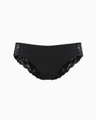 Panache Envy Brief in black jacquard texture detail