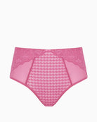 Panache Envy Deep Brief in Fuchsia Pink flat front view