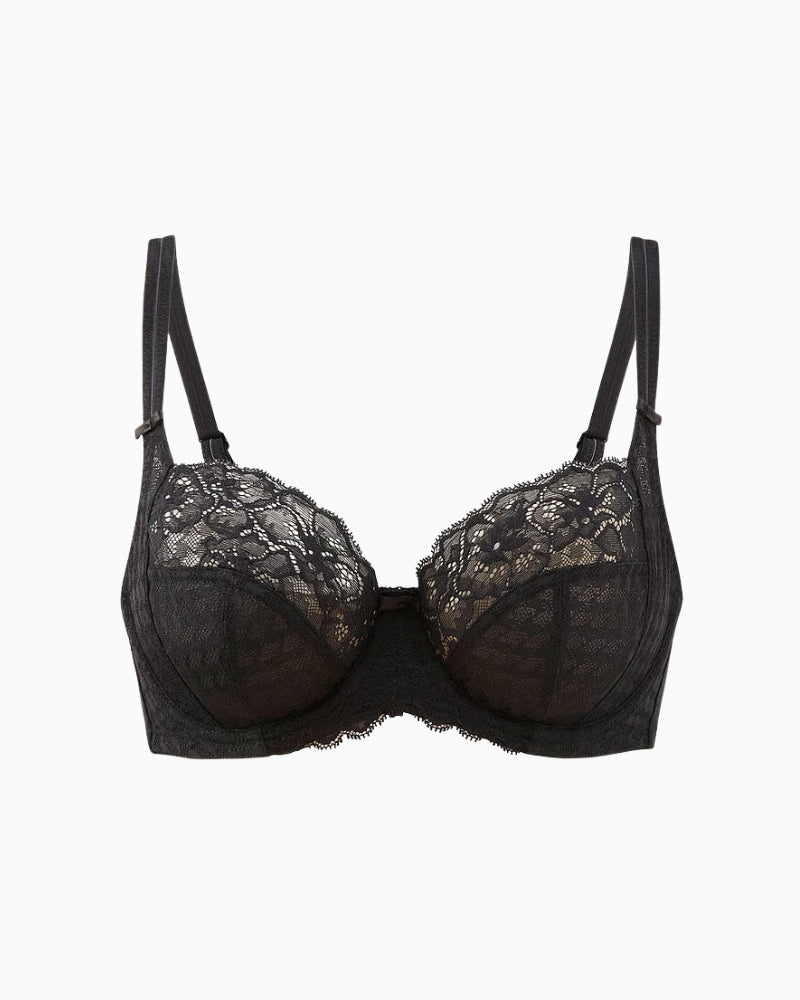 Panache Envy Full Cup Bra in Black lace detail