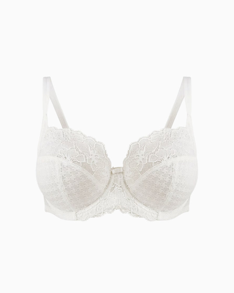 Panache Envy Full Cup Bra in Ivory lace cup detail