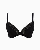 Panache Envy Plunge Bra in black lace detail