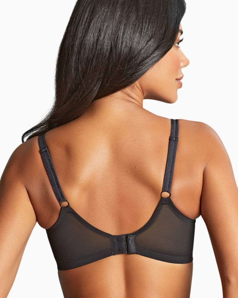 Panache Envy Plunge Bra in black strap detail