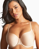 Panache Porcelain Elan Moulded T-Shirt Bra in nude front view