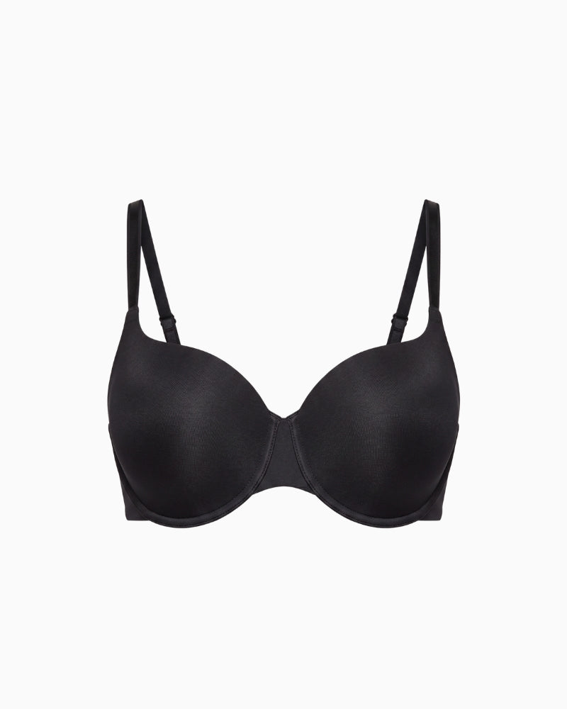 Panache Porcelain Elan Moulded T Shirt Bra in Black cup detail